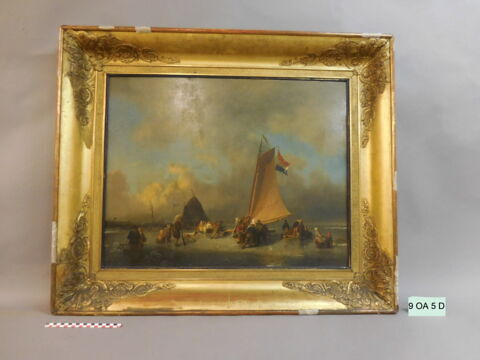 Un Hiver en Hollande ou Promenade sur la glace, image 6/6