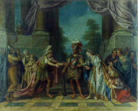 Alceste rendue à son époux par Hercule
