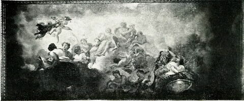 Plafond : Apollon et les muses., image 1/2