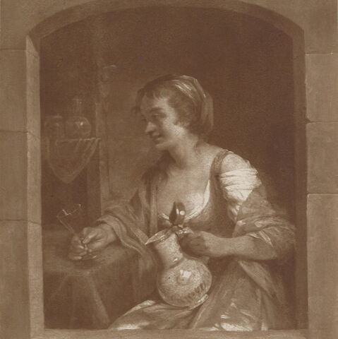 Femme à une fenêtre, image 2/2