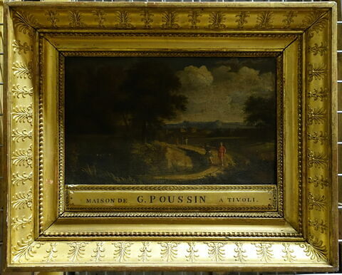 Paysage italien, dit jadis Maison de Guaspre Poussin à Tivoli