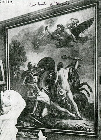 Combat d'Hercule et de Mars sur le corps de Cyenus, image 1/3