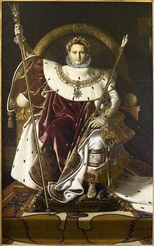 Napoléon Ier sur le trône impérial