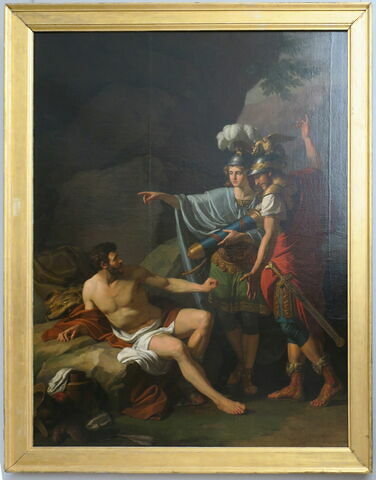 Ulysse et Néoptolème enlèvent à Philoctète les flèches d'Hercule