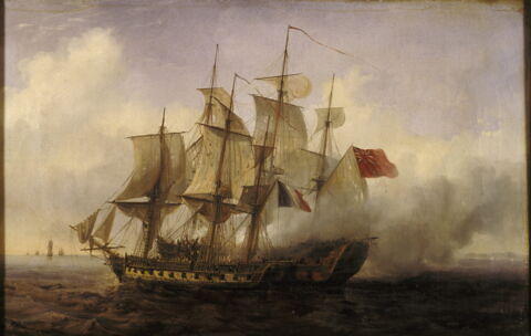 Prise à l'abordage du vaisseau anglais le Lord Nelson, de 50 canons de 18, par le Corsaire de Bordeaux la Bellone, de 32 canons de 8 (25 thermidor an XII)