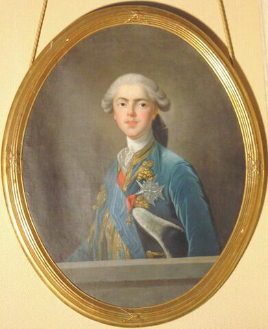 Portrait en buste du comte d'Artois, futur Charles X