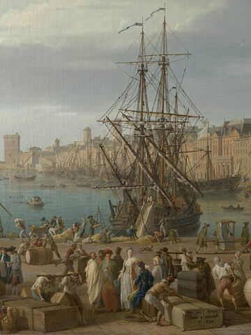 L'Intérieur du port de Marseille, vu du Pavillon de l'Horloge du Parc, image 5/8