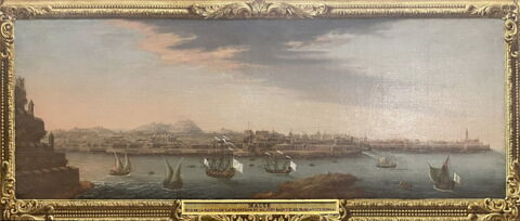 Vue de la Valette prise de Vittoriosa à Malte, image 1/4