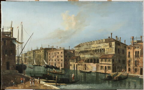 Le Grand Canal avec le Fondaco dei Turchi, image 1/2