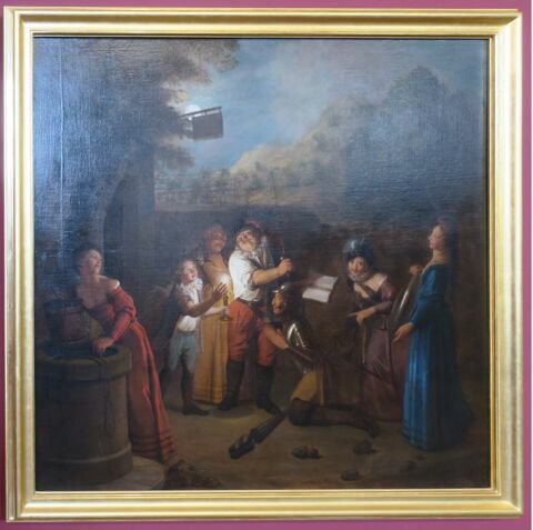 Don Quichotte croit recevoir dans l'hôtellerie l'ordre de chevalier, image 2/3