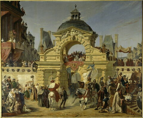 Le Baptême de Louis XIII au château de Fontainebleau