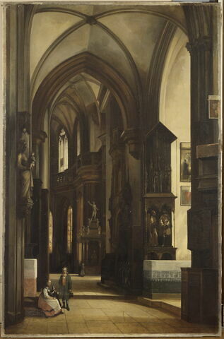Intérieur de l'église Saint-Laurent à Nuremberg (Bavière), image 1/1