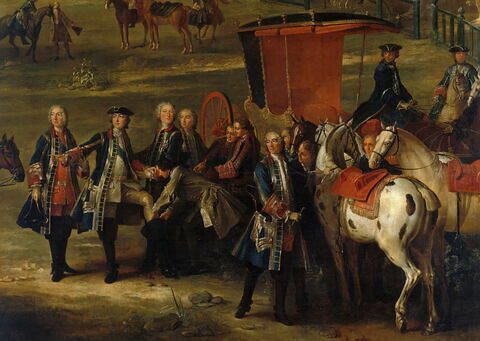 Chasse de Louis XV dans la forêt de Compiègne, le rendez-vous au Puits-du-Roi, image 3/3
