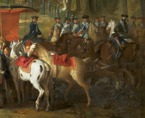 Chasse de Louis XV dans la forêt de Compiègne, le rendez-vous au Puits-du-Roi, image 4/15