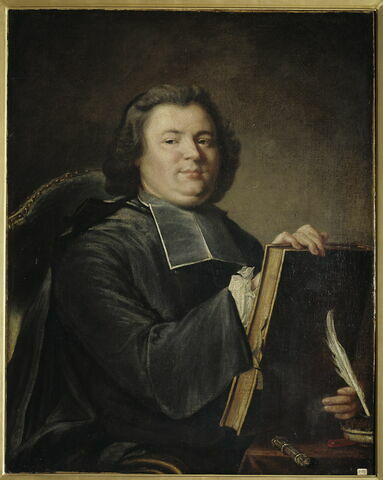Portrait présumé de l'abbé Nicolas-Sylvestre Berger (1718-1790), théologien dit autrefois Portrait de l'abbé Prévost