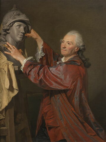 Portrait du sculpteur Louis-Claude Vassé (1716-1772)