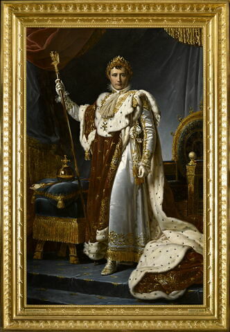 Portrait en pied de Napoléon Ier en costume du Sacre, image 2/2