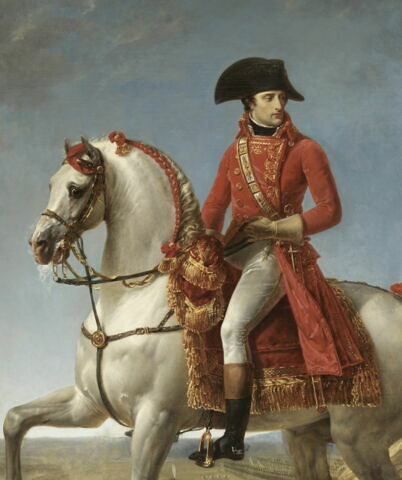 Bonaparte, Premier Consul, distribue des sabres d'honneur aux grenadiers de sa garde après la bataille de Marengo (14 juin 1800), image 4/13