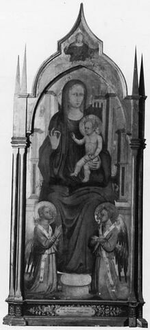 La Vierge et l'Enfant adorés par deux anges, image 2/2