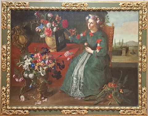 Portrait de femme en Flore