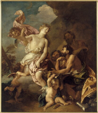 Vénus demande des armes à Vulcain