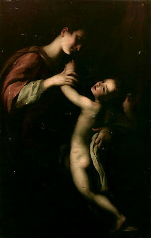 La Vierge jouant avec l'Enfant Jésus, image 2/2