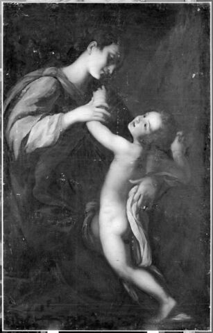La Vierge jouant avec l'Enfant Jésus