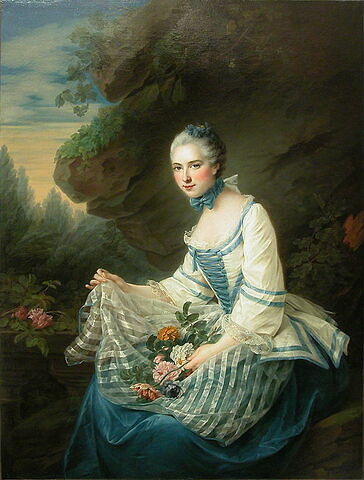 Louise-Élisabeth de Maillé Karman, plus tard marquise de Soran, dame d'honneur de Mesdames Clotilde et Elisabeth., image 2/3