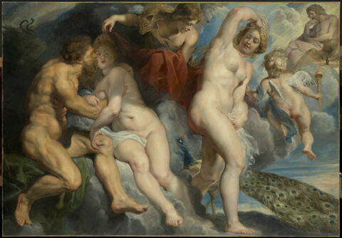 Ixion, roi des Lapithes, trompé par Junon qu'il voulait séduire, image 1/5