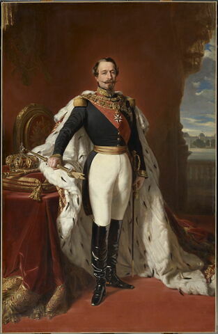 Portrait en pied de l'empereur Napoléon III, image 1/3