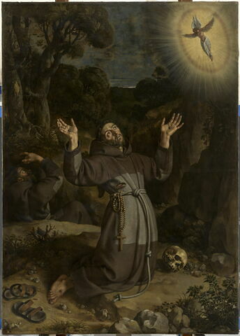 Saint François d'Assise recevant les stigmates, image 1/4