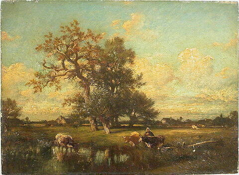 Vaches au bord de l'eau, image 2/3