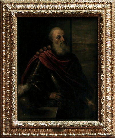 Vincenzo Cappello (1469-1541), amiral, diplomate et procurateur vénitien, dit à tort Portrait de Nicolo Cappello (1547-1613), petit-fils du précédent et gouverneur de galère en 1576, image 3/3