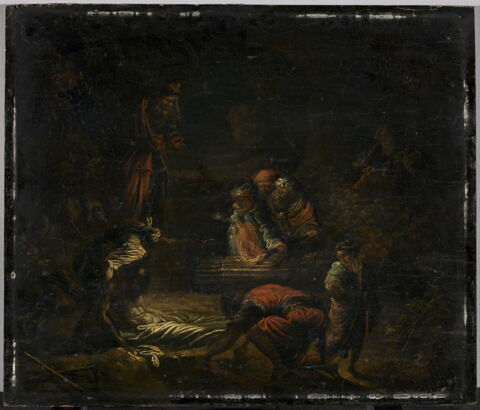 Tobie enterrant les morts