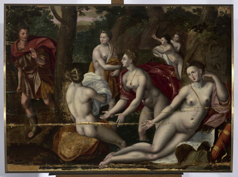 Diane et Actéon (3 panneaux)