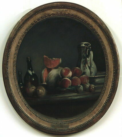 Melon, poires, pêches et prunes, dit aussi Le Melon entamé., image 3/3