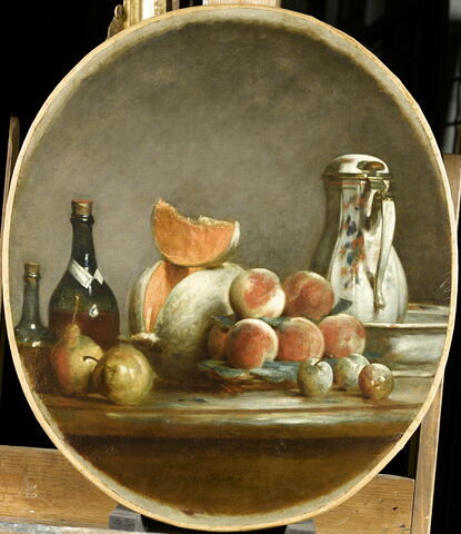 Melon, poires, pêches et prunes, dit aussi Le Melon entamé., image 2/3