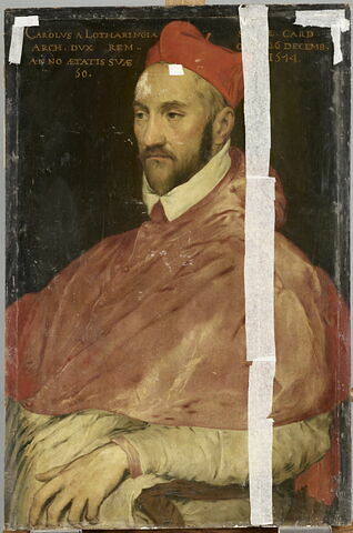 Portrait du cardinal Charles de Guise de Lorraine (1525-1574), archevêque de Reims, et l'un des premiers chefs de la Ligue
