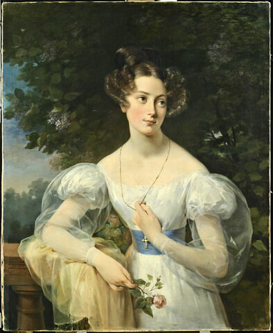Portrait d'Hortense Ballu, future Mme Alphonse Jacob-Desmalter