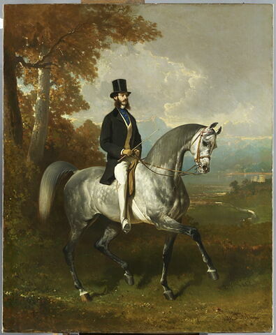 Portrait du comte Jules Alfred de Montgomery (1825-1891)