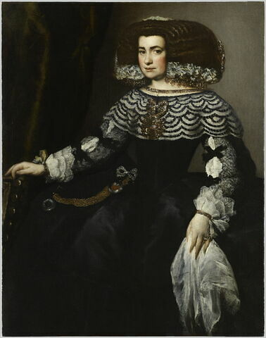 Portrait d'une femme de la cour d' Espagne