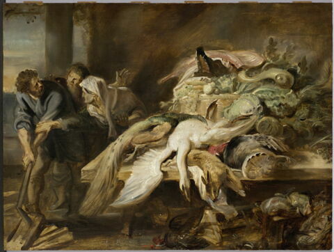 Philopoemen, général des Achéens, pris pour un valet puis reconnu dans une cuisine par ses hôtes de Mégare, image 1/4