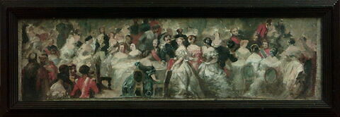 Souper donné par Napoléon III en l'honneur de la reine Victoria dans l'opéra du château de Versailles, le 25 août 1855, image 2/2