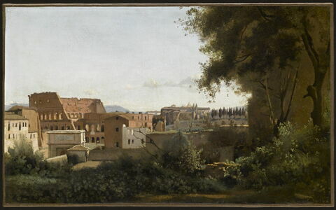 Le Colisée vu des jardins Farnèse.