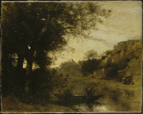 Le passeur. Souvenir de l'étang Moutier aux environs de Montfermeil (Seine-Saint-Denis)., image 3/3