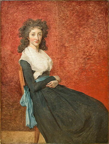 Madame Charles-Louis Trudaine, née Marie-Louis-Josèphe Micault de Courbeton (1769-1802); dit autrefois:Portrait de Madame Chalgrin., image 2/5
