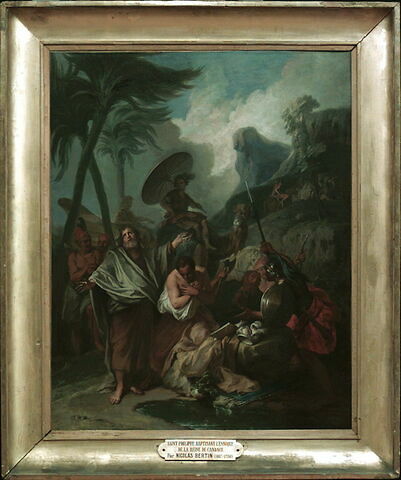 Saint Philippe baptisant l'eunuque de la reine Candace, image 3/3