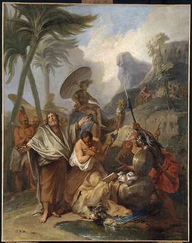 Saint Philippe baptisant l'eunuque de la reine Candace, image 2/3