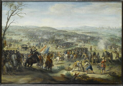 Représentation présumée de la bataille de la Montagne Blanche près de Prague (1620)