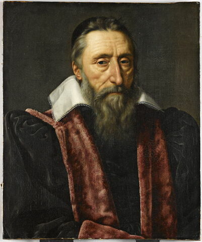 Portrait de Guillaume du Vair (1556-1621), magistrat du Parlement, Garde des sceaux de France sous Louis XIII